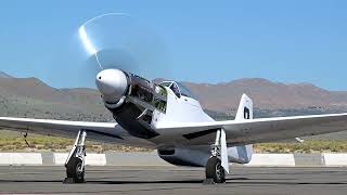 P51 MustangBardahl Special engine runReno Air Races [upl. by Prentiss]