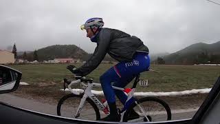 ParisNice 2018  Dans le froid de létape de La Colmiane [upl. by Otreblif]