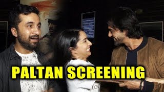 PALTAN Special Screening  Shraddha Kapoor Siddhanth Kapoor Arjun Rampal Harshvardhan Rane [upl. by Regina]