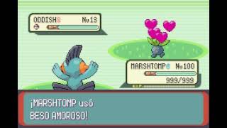 POKEMON EMERALD  MARSHTOMP  BESO AMOROSO  LOVELY KISS [upl. by Odradlig]