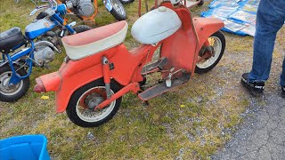 1966 Sears Allstate part 2 COMPLETE 50cc to 125cc ct70 engine [upl. by Aihtenyc]