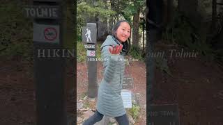 Fun hike at Mount Tolmie travel vlog hiking [upl. by Ellevehc]