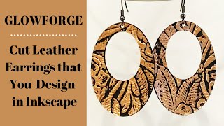 Make an Earring SVG File for Use in the Glowforge Cricut or Silhouette [upl. by Selij]