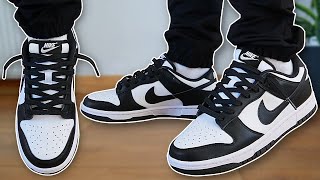 HOW TO LACE NIKE DUNK LOWS LOOSELY BEST WAY [upl. by Svirad89]