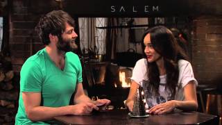 ASK SALEM Seth Gabel amp Ashley Madekwe to Heathens [upl. by Thornton]