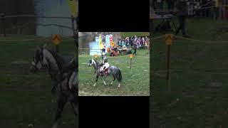 Medieval Jousting Knights medieval history reenactment battle jousting castle knight ridder [upl. by Ebbarta622]