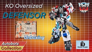 Unboxing Demon Knight DK05  KO Oversized DEFENSOR [upl. by Namlas]