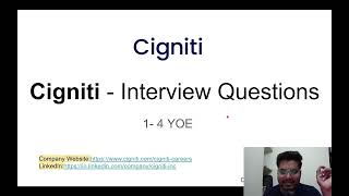 Cigniti Testing interview questions and answers  14 YOE🤟  MohantyAcademy​ [upl. by Alekal243]