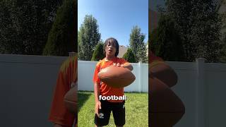 Can I catch a football with 1 hand shorts [upl. by Aikel203]