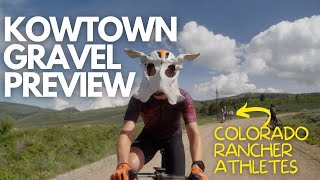 KowTown Gravel course preview 2023 in Kremmling Colorado [upl. by Harmaning]