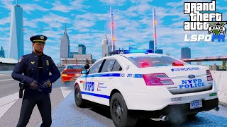 NYPD Highway Patrol In GTA 5 Liberty City Mod [upl. by Liryc130]