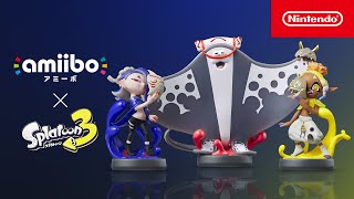 amiibo × スプラトゥーン3 紹介映像 フウカ／ウツホ／マンタロー [upl. by Lubbi]