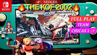 🔥ACA NeoGeo The King of Fighters 2002  Gameplay en Nintendo Switch Lite  Team Chicas  En Español [upl. by Damek]