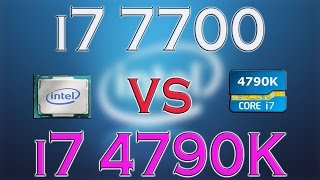 i7 7700 vs i7 4790K  BENCHMARKS  GAMING TESTS REVIEW AND COMPARISON  Kaby Lake vs Haswell [upl. by Kho]