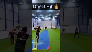 Superb Direct Hit 🔥  OUT 💯  Indoor World Wellampitiya indoorcricket cricket runout fielding [upl. by Ide818]