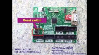 Introduction to ARM7LPC2148 microcontroller trainee kit [upl. by Anizor]