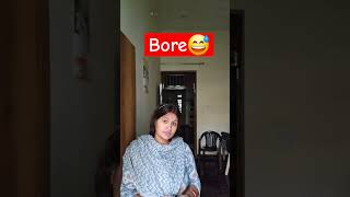 Bore comedy 😃 comedy fun funny jokes shortvideo trending youtube varsha [upl. by Ysied]