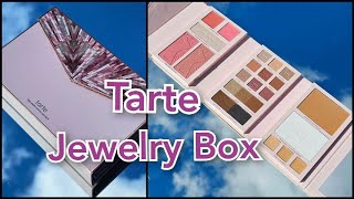 NEW Tarte Cosmetics  Jewelry Box Full Face Beauty Book in LtMedMedTan with Swatches amp Try On [upl. by Ahsekahs]