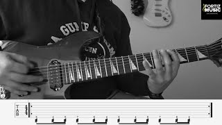 Morbid AngelDominate Guitar RiffbyRiff Lesson [upl. by Bard]