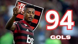 Todos os 94 GOLS do BRUNO HENRIQUE pelo FLAMENGO até o momento [upl. by Nirrej]