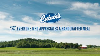 To Everyone Who Appreciates a Handcrafted Meal  Culver’s® [upl. by Chellman921]