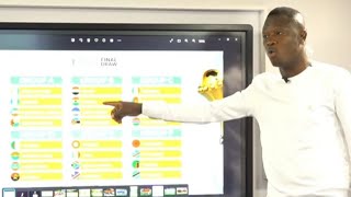 Saddick Adams Reveals His Group Of Death in AFCON 2023 Draw [upl. by Andris]