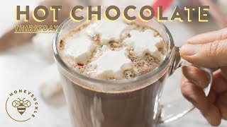 Homemade Hot Chocolate Recipe  DIY Gift Idea 💥 THIRSTDAYS [upl. by Elga]