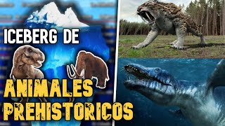 EL ICEBERG DE LOS ANIMALES PREHISTORICOS MAS TERRORIFICOS [upl. by Ratha]