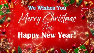 We Wishes You Merry Christmas Song And Happy New Year 2025 lyrics [upl. by Leinod]