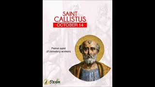 OCTOBER 14TH ST CALLISTUS I [upl. by Minnaminnie]