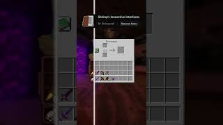 Minecraft GUI Shrimps Immersive Texture Pack minecraft texturepack shorts [upl. by Bernardo]