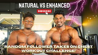 Training Chest with a Random Follower from our Giveaway ChallengeEnhanced vs Natural Chest Tamil [upl. by Milo]