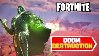 DOOM Transforms the Island Fortnite Battle Royale [upl. by Penelopa]