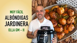 🌟Albóndigas a la Jardinera🌟 en Olla GM modelo H  Receta fácil paso a paso [upl. by Enelaehs]