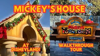 Mickeys House Tour  Mickeys Toontown  Disneyland 2023 [upl. by Reve]