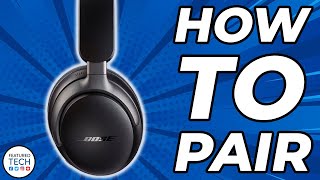 How to Pair Bose QuietComfort Ultra Headphones [upl. by Atinat161]