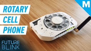 This Rotary Cell Phone Actually Works  Future Blink [upl. by Nwahser]