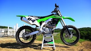 First Ride 2016 Kawasaki KX450F  Motocross Action Magazine [upl. by Cousin]