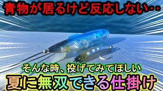 小型ジグでも釣れない青物…この仕掛けを投げたら反応が一変して飛び出しまくりました [upl. by Oicnerolf]