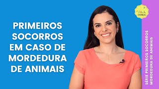 PRIMEIROS SOCORROS EM MORDEDURA DE ANIMAIS [upl. by Jacinto505]