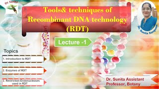 Restriction Endonucleases amp other Enzymes used in Recombinant DNA technology [upl. by Seldan583]