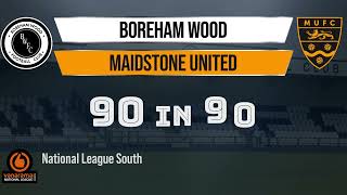 Boreham Wood 11 Maidstone United  90in90 Highlights  31st August 2024 [upl. by Antonie]