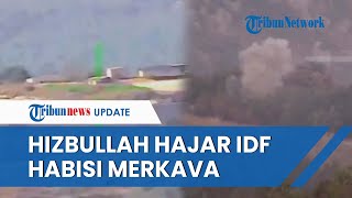 Operasi Besar Hizbullah 3 Senjata Tempur Dihancurkan Sekaligus Tank Merkava Habis Pasukan Tewas [upl. by Yeslah799]