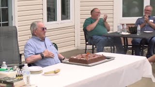 Rhinelander man celebrates 100th birthday [upl. by Lobiv93]