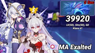 MA EX 5 Sec SSS Tonatiuh 39920  LVS0 EepyS0 GD Kiana 4  Honkai Impact 3 [upl. by Maureen]