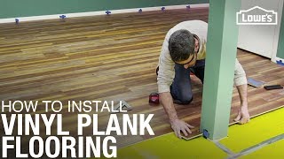 How To Install Waterproof Vinyl Plank Flooring  DIY Flooring Installation [upl. by Ycnan271]