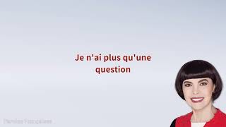 Mireille Mathieu  Une femme amoureuse Paroles [upl. by Helban]