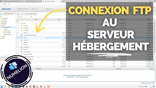 Se connecter à son Serveur FTP  Web amp Filezilla HEBERGEMENT WEB INFOMANIAK [upl. by Innoc]