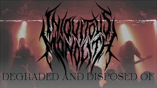 INIQUITOUS MONOLITH  DEGRADED AND DISPOSED OF VIDEO CLIP [upl. by Negeam]