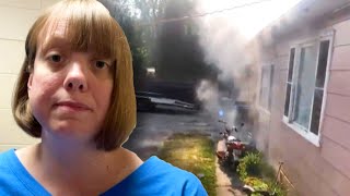 911 Dispatcher Takes Emergency Call About Her Own House Fire [upl. by Assenad]